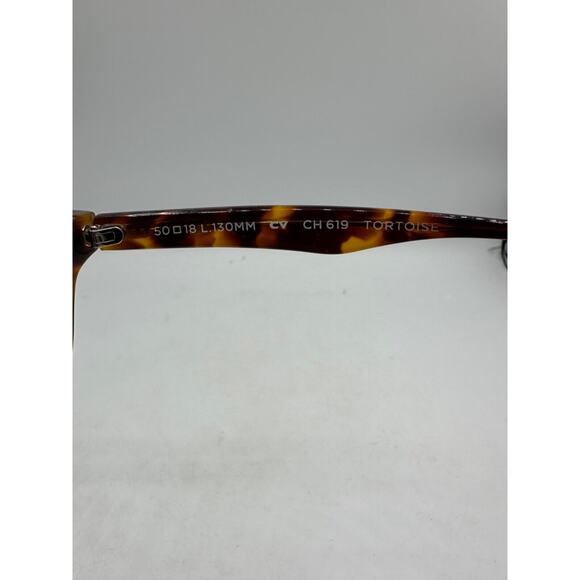 Cole Haan Eye Glass Frames CHS 619 Tortoise Brown 130 mm 50-18-130 - Picture 9 of 10